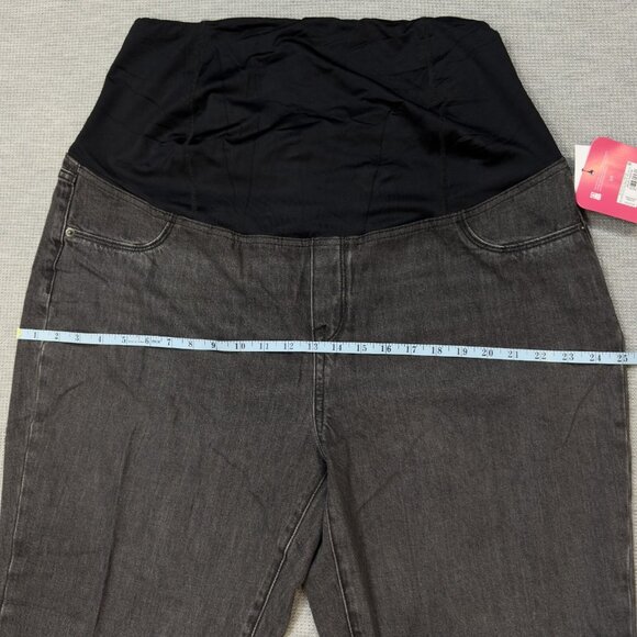 Isabel Maternity By Ingrid Isabel Womens Black Jeans Power Stretch Size 16 NWT - Picture 11 of 16